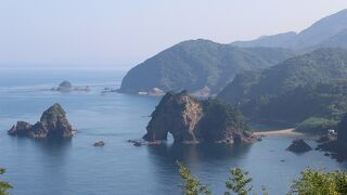 天草西海岸沿いの絶景地