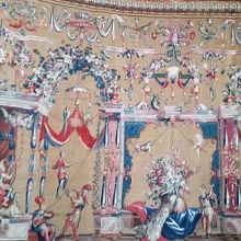 壁のタペストリー