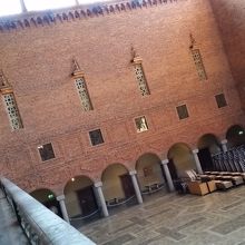 ２階から見下ろす