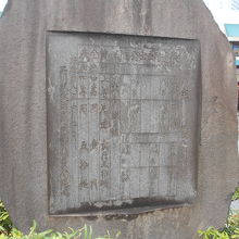 裏面は列車時刻表と料金表