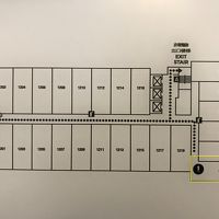 ビーチタワーのお部屋の配置図。私たちはコーナールーム1220
