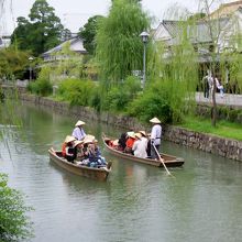 川から見る美観地区