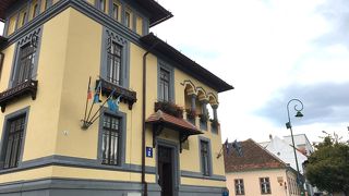 旧市街地の南西にある旧ルーマニア人居住区