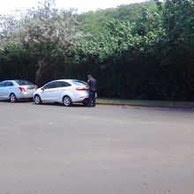 駐車場内で駐禁
