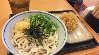 冷しかき揚げうどん大盛！