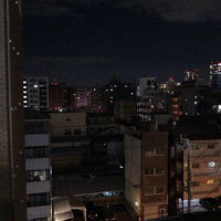 7階からの展望。バルコニー付きのホテルです。