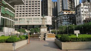 ヴァスコ・ダ・ガマの胸像がある公園