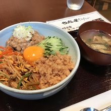 納豆ビビンバ丼！