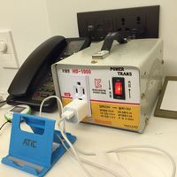 変圧器をかしてくれましたがこんなに大きい