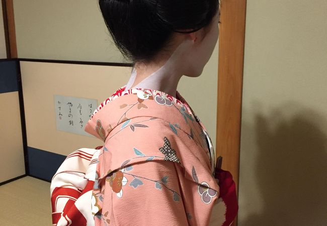 ここはどこ？いつの時代よぉ？！...奈良で...興福寺のお側のお茶屋さんで...芸妓・舞妓遊びの世界を...少しだけ垣間見る...（つるや／元林院／奈良）