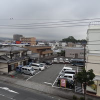 部屋からの眺め　市街地が見えます