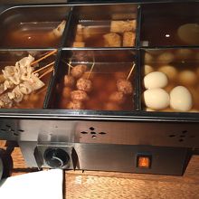 おでんも選べる小鉢対象です