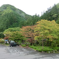 客室から駐車場