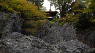 多宝塔と硅灰岩にびっくり