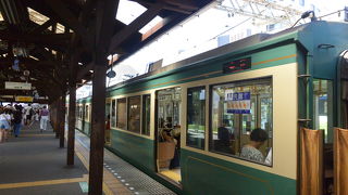 車窓からの海の景色は感動的。