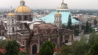 高台から寺院、旧聖堂、メキシコシティの街並みを楽しめます。