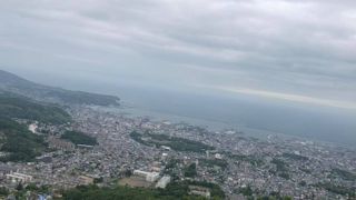 小樽の街と、海の景色