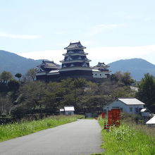 第二のスポット　堤防の上から