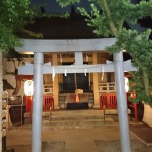 夜の参拝