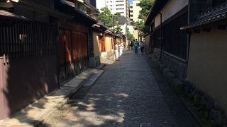 落ち着いて静かな街並みを見学できました。