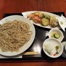 天もりそば（税込1442円）