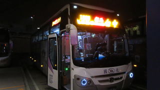 深夜バスに乗車して台中(朝馬)に移動。