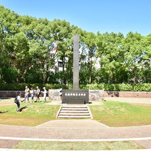 手を合わせる場所