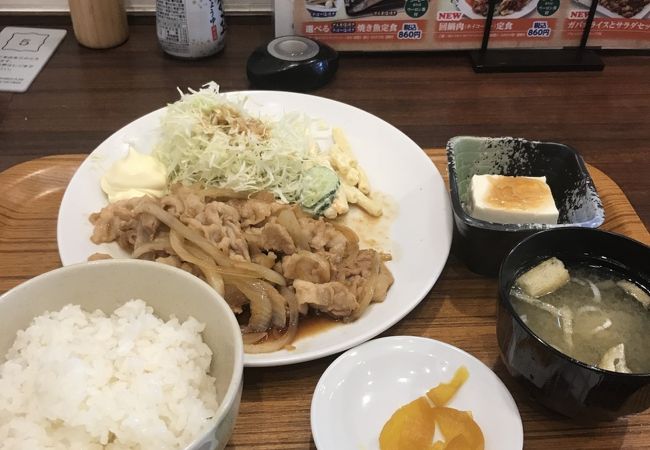 生姜焼き定食