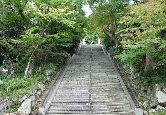 南北朝時代　四條畷の戦いで討ち死にした楠木正行を主祭神としている