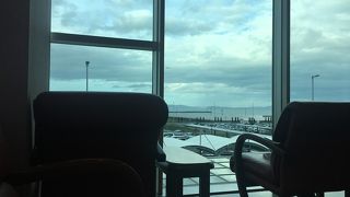 徳島あわ踊り空港のラウンジ