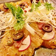 茄子のカルパッチョ