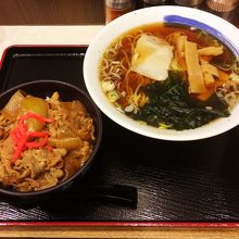 牛丼＆ラーメン