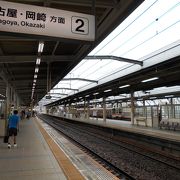 岐阜県庁のある岐阜市中心駅