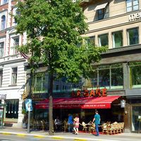 ホテル１FのレストランLa GARE