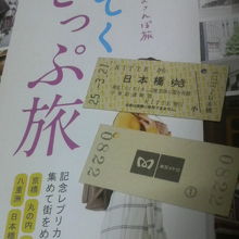 イベントで結構よくできた切符（硬券）がもらえます