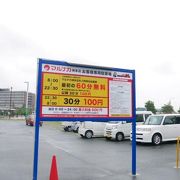 駐車場は有料化