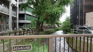 小さな川ですが架かる橋にはちゃんと名前があります。