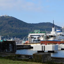 函館山と摩周丸