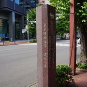 明治14年、東京理科大学の前身である東京物理学講習所が誕生した場所