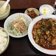 麻婆豆腐定食