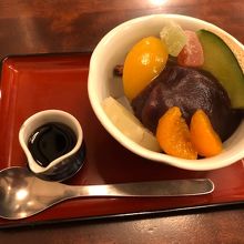 こしあんでした。