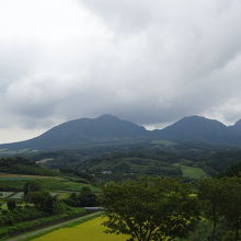 山並みが見えます