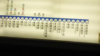 昼間の時間帯はいつも比較的空いている。