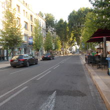 通りの景観です。