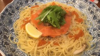 レストラン街のイタリアン