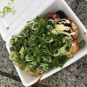 アメリカ村近くのたこ焼き屋