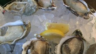 生牡蠣を堪能