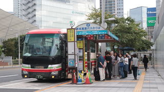 房総方面の乗り場は東京駅の八重洲口から少し離れています