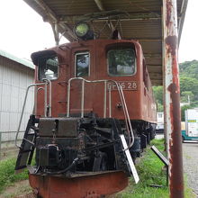 EF16型電気機関車が保存展示