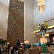 上海オークラガーデンホテルのカフェ